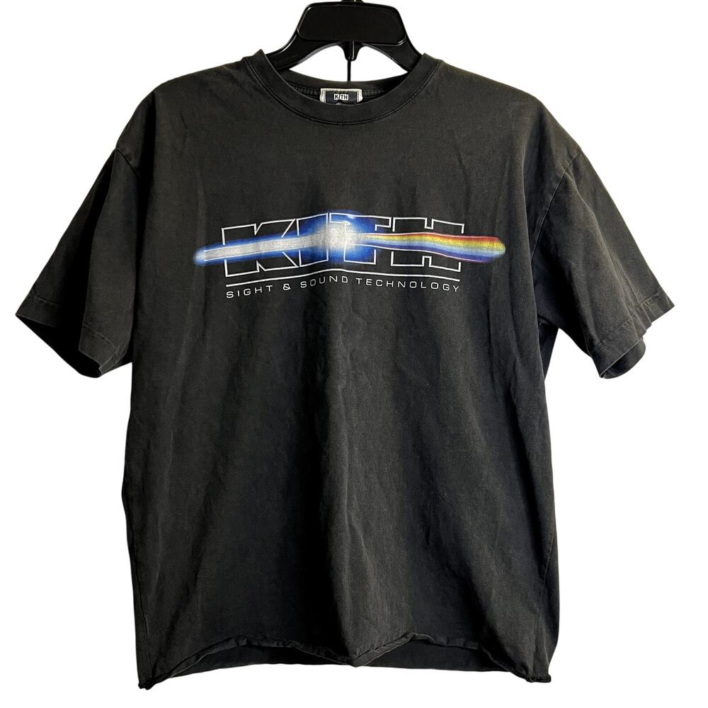 Kith Prism Vintage Tee Black T-Shirt Mens Size M